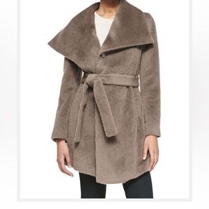 Dawn Levy HANNAH BELTED ALPACA COAT
